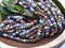 2/0 - 3/0 Aged Striped Matte Killer Frost Picasso Mix Seed Beads (20" Strand)